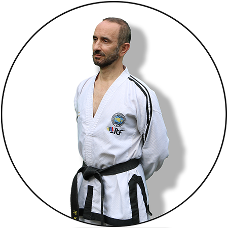 Grand Master Donato Nardizzi, an ITF 9th degree blackbelt. Taekwon-Do Grand Master